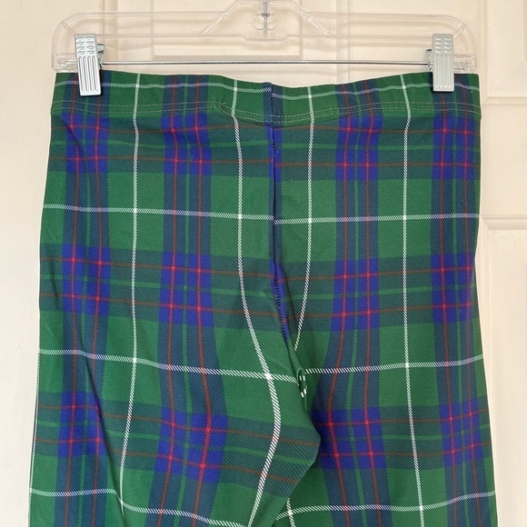 Art of Where Green Tartan Plaid Mid-rise Stretch Legging Pants - Picture 7 of 11